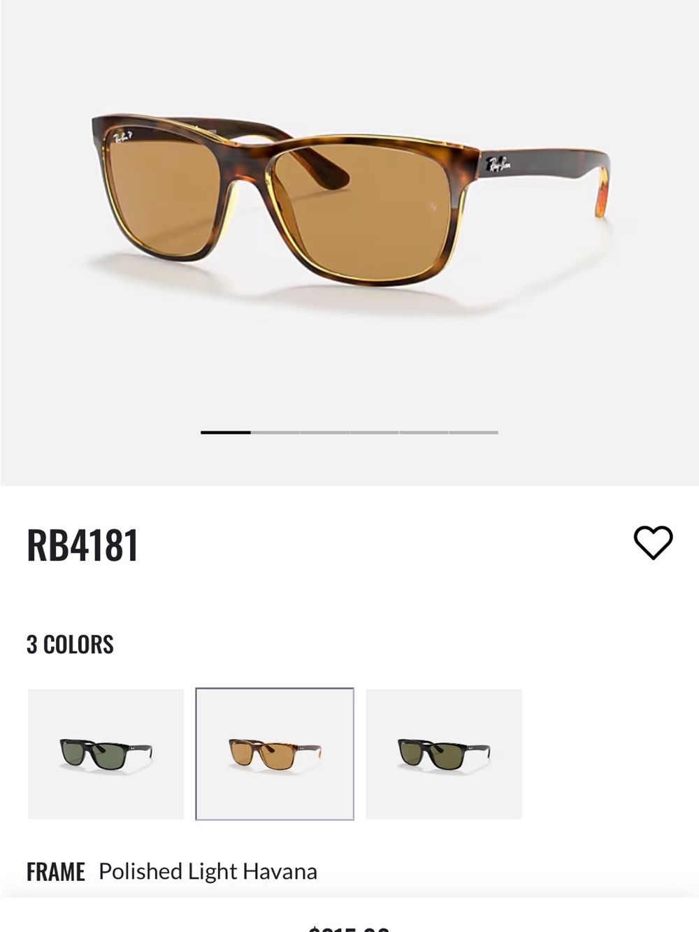 Sunglasses - unisex Ray-Ban glasses